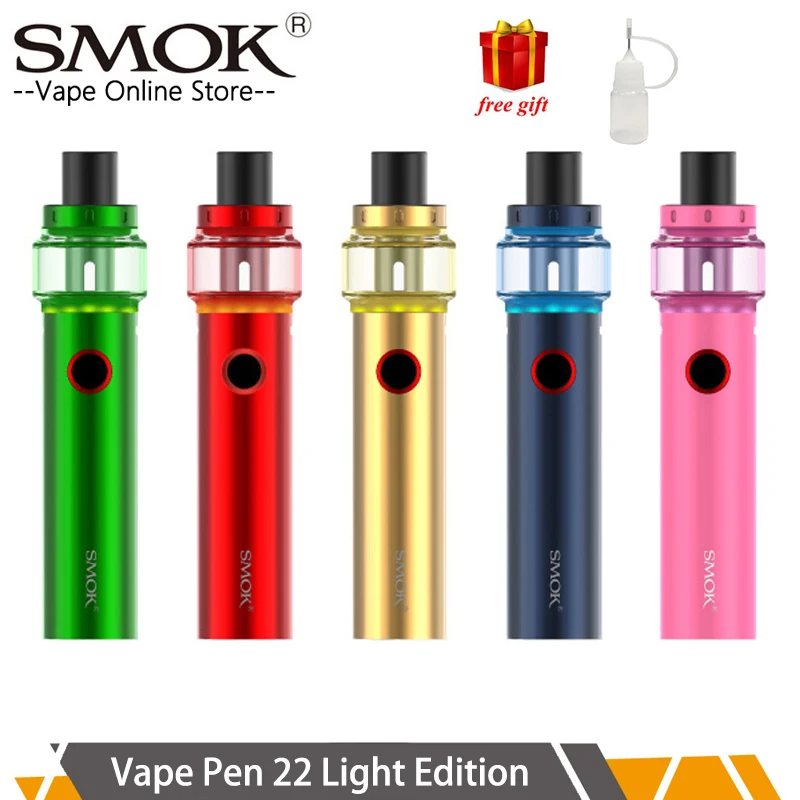 Оригинал Smok Vape ручка 22 Light Edition 1650 мАч батарея 4 мл распылитель сетка полоса