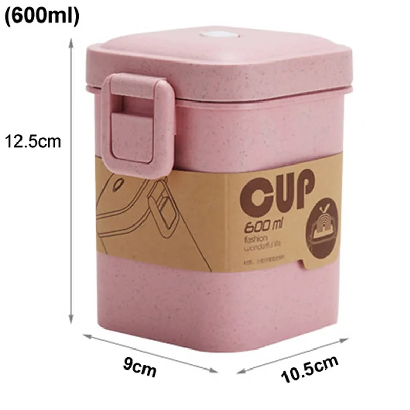 600 мл суп коробка запаянный герметичный Детские Ланч бокс экологически чистый