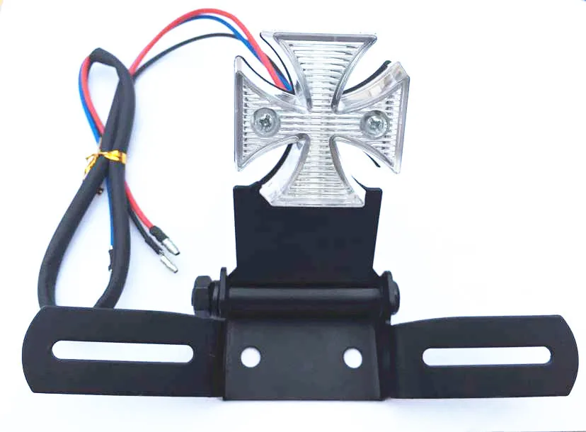 Запчасти для мотоциклов в стиле ретро перекрестный светодиодный задний фонарь
