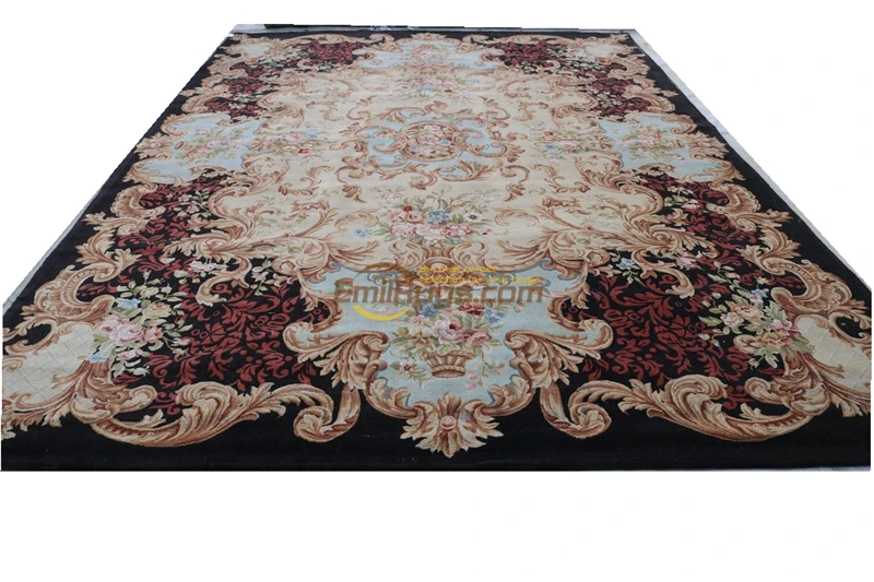 Beste Antieke Spaanse Savonnerie Rug Grote Vintage Stijl Wol Tapijt Tapijt Antieke Runner Tapijten