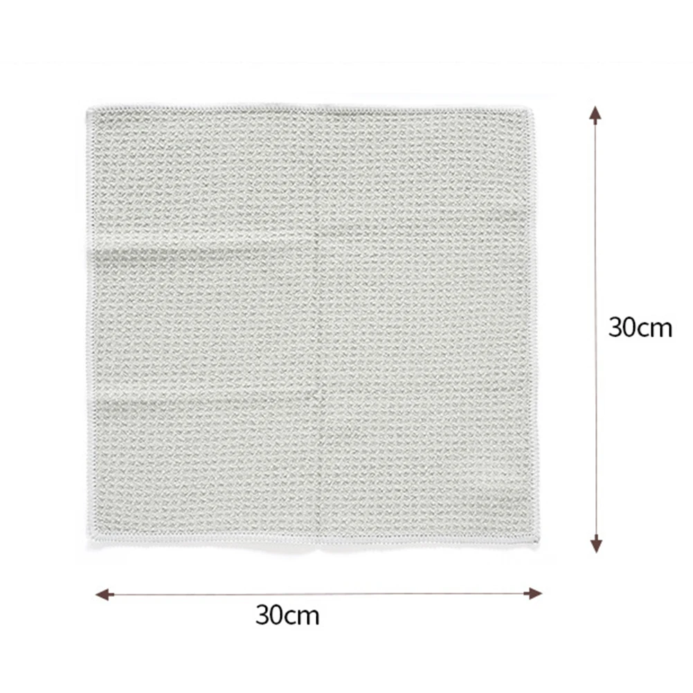 

6 Pcs Anti-greasy Microfiber Wash Cloth Dishcloth Clean Towel Kitchen Washing Cleaning Cloth Scouring Pad 6 Color
