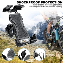 Sport ABS Gravity Stretch Bicycle Handlebar Phone Holder Adjustable Universal Motorcycle Bike Holder For Iphone Huawei Xiaomi