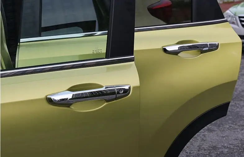 For Honda CR-V CRV 5th Gen 2017-2019 Chrome Outer Door Handle Cover Catch Cap Smart Key Hole Trim Covers Molding Overlay Garnish |