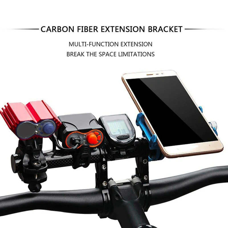 Удлинитель для руля велосипеда удлинитель двойной зажим держатель из