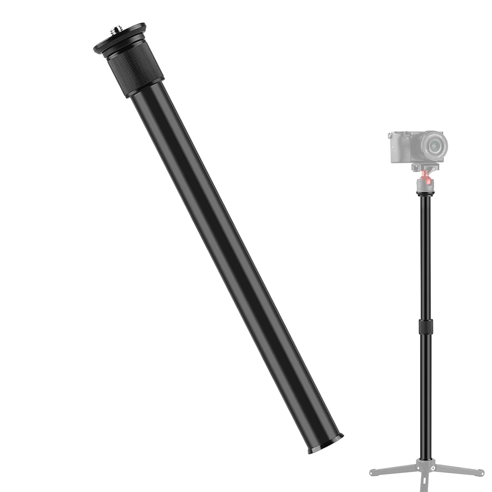 

2 Section Tripod Extension Tube Center Column Extender Gimbal Pole Handheld Bar Telescopic Stick Rod for Tripod/Monopod/Camera