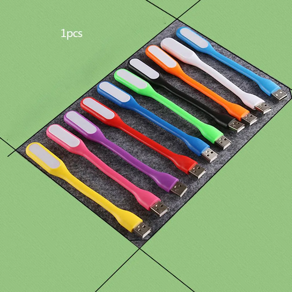 Гибкий USB светодиодный светильник мини лампа для компьютера ноутбука ПК внешний