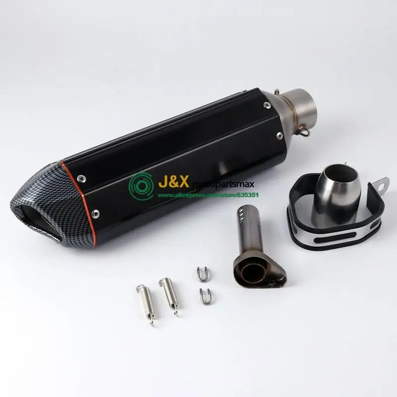 Универсальный глушитель мотоцикла грязи уличный велосипед Скутер ATV CBR1000 ER6N YZF R1