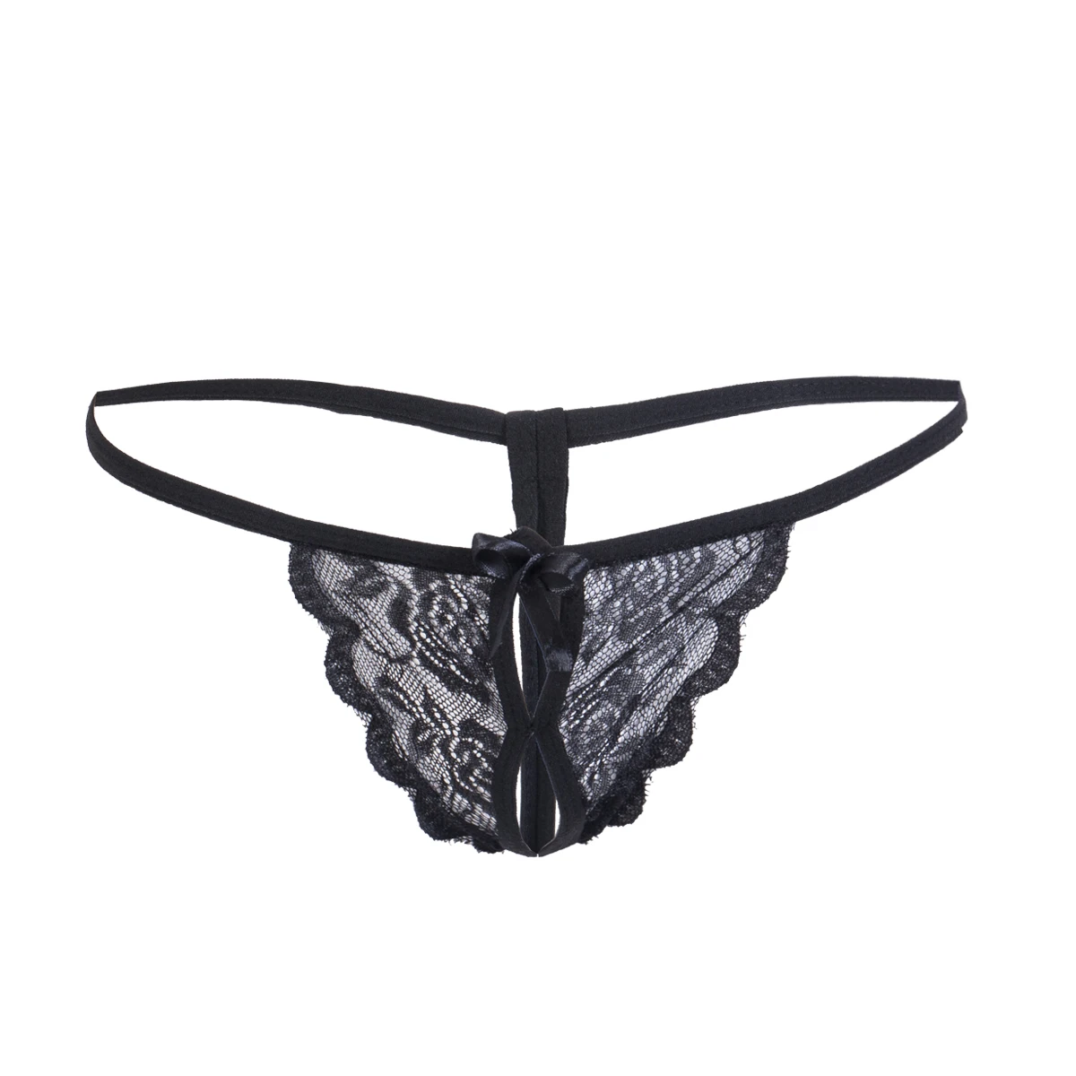 

Sexy Panties Women Lace Sheer Thong Briefs Bowknot G-String Lingerie Knickers Thongs Women Underwear