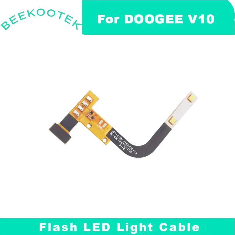 

Новый оригинальный кабель для вспышки DOOGEE V10 со светодиодной подсветкой, запасные аксессуары для ремонта FPC Для Doogee V10 6,39 дюймов, смартфон