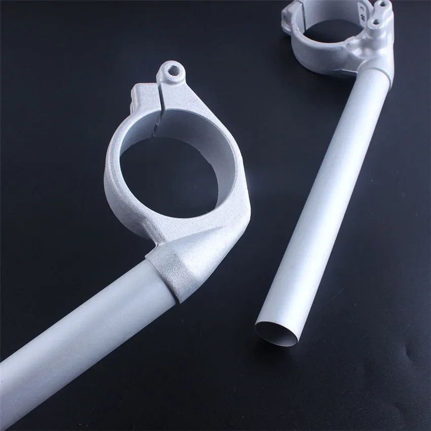 

For Yamaha YZF R1 2004 2005 200 2007 2008 Motorcycle Handle Bar Clip On Silver
