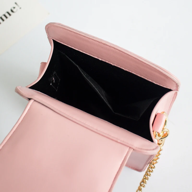 

Rabbit Mobile Phone Bag Cute Clutch Wallet Rivet Chain Shoulder Bag Women Mini Crossbody Bags Messenger Bags For Women 2020