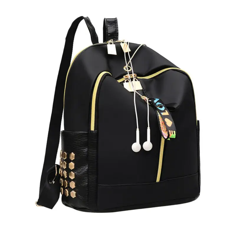 

2020 unisex Backpacks Fashion Shoulder Bag Rucksack PU Leather Pack Travel Bag Women casual black zipper Ladies backpacks