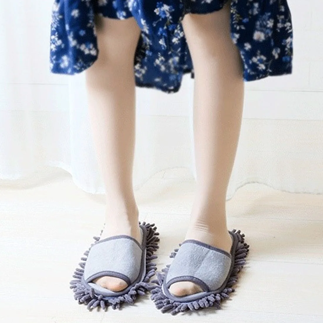 Новинка тапочки для чистки пола мягкие домашние Швабра обувь уборки