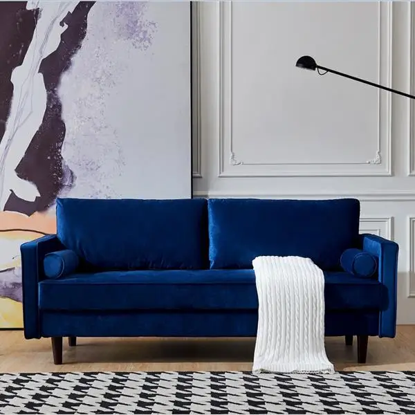 75 дюймов Середина столетия бархатная Женская танцевальная обувь Скамья из ткани