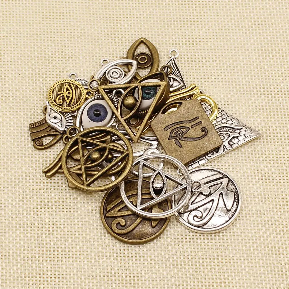 20 шт. металлические подвески в виде глаз | Украшения и аксессуары