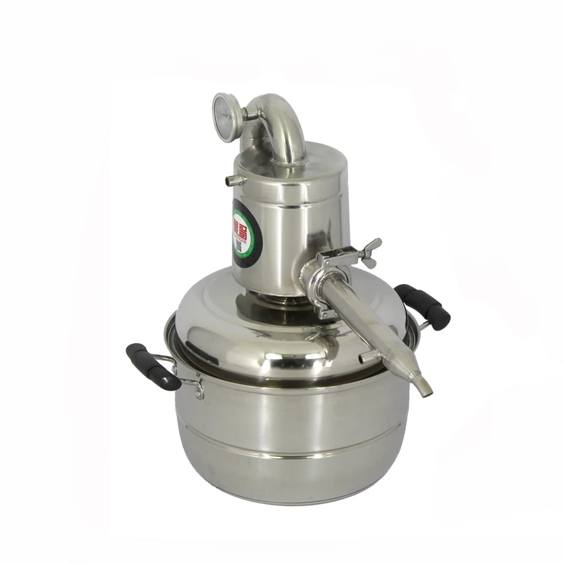 Самодельный самодельный спиртовой дистиллятор с этанолом из нержавеющей стали