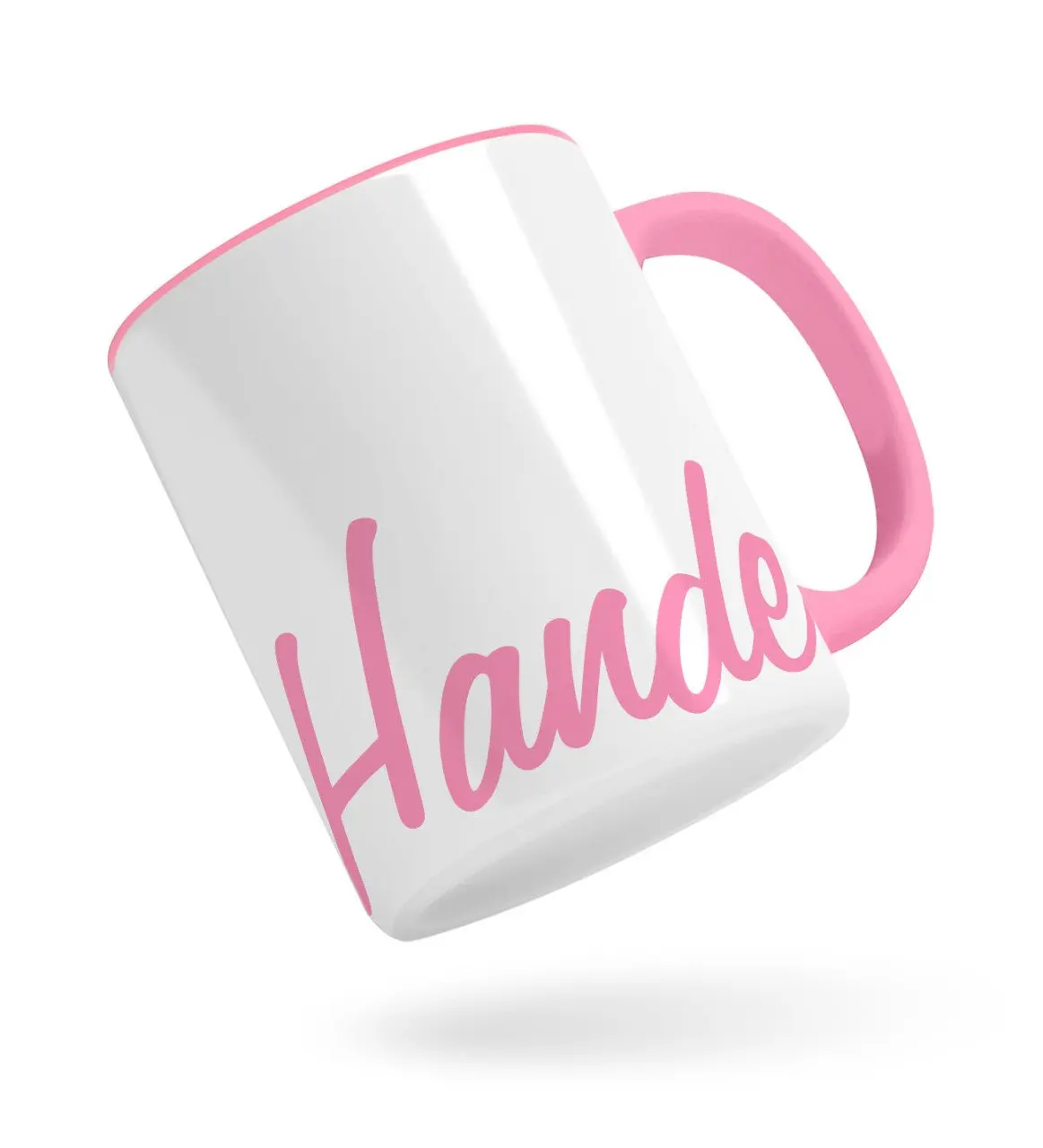 

Персонализированные рукописный название цвета: розовый кружка Bardak-3