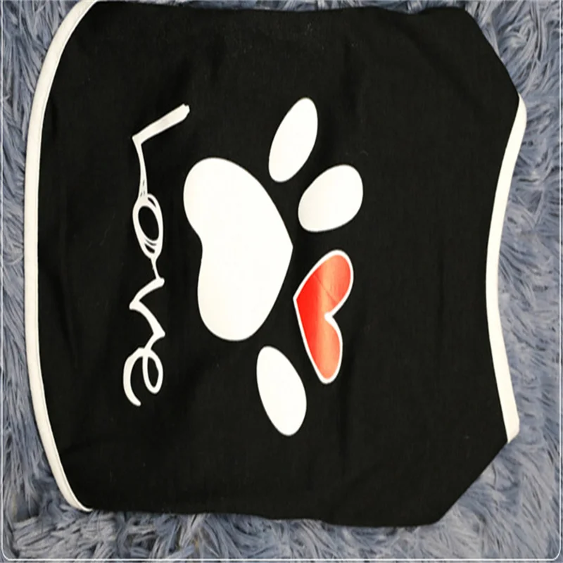 

Pet Cat Costume Small Dog Cat Clothes Cotton Casual Vests Letter Printing Pet Vests Spring Summer Cute Puppy Cat Kitten T-shirt