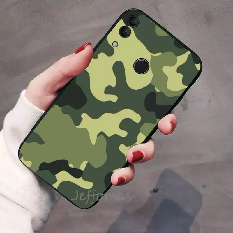 

Camouflage Army Phone Case For Huawei Honor 7C 7A 8X 8A 9 10 10i Lite 20 NOVA 3i 3e