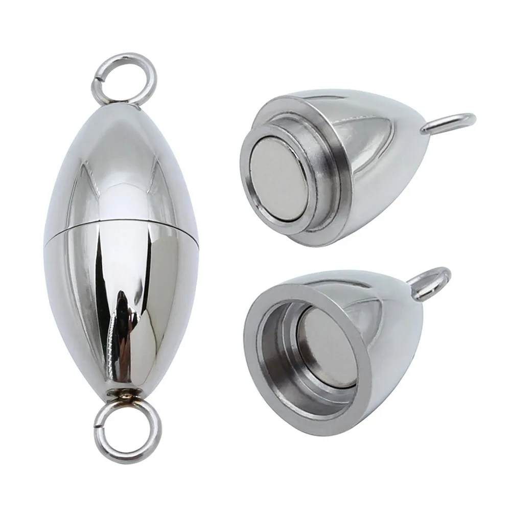 

2 / pack Jewelry Making Supplies DIY Jewelry Accessories Stainless Steel Magnetic Buckle Bracelet Connection Buckle Charm