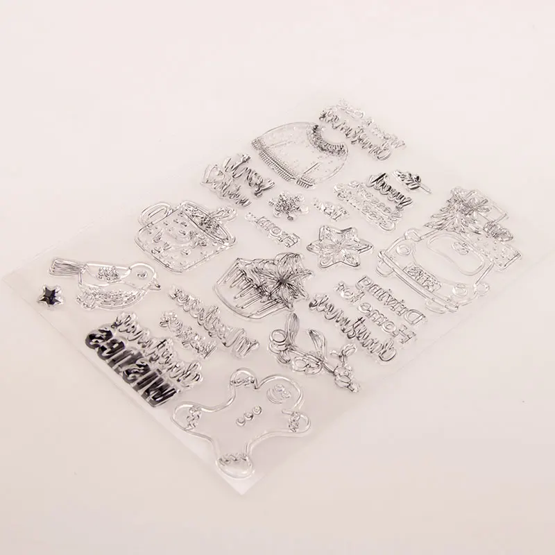 Рождественская Автомобильная одежда металлические штампы и шаблоны штампов для