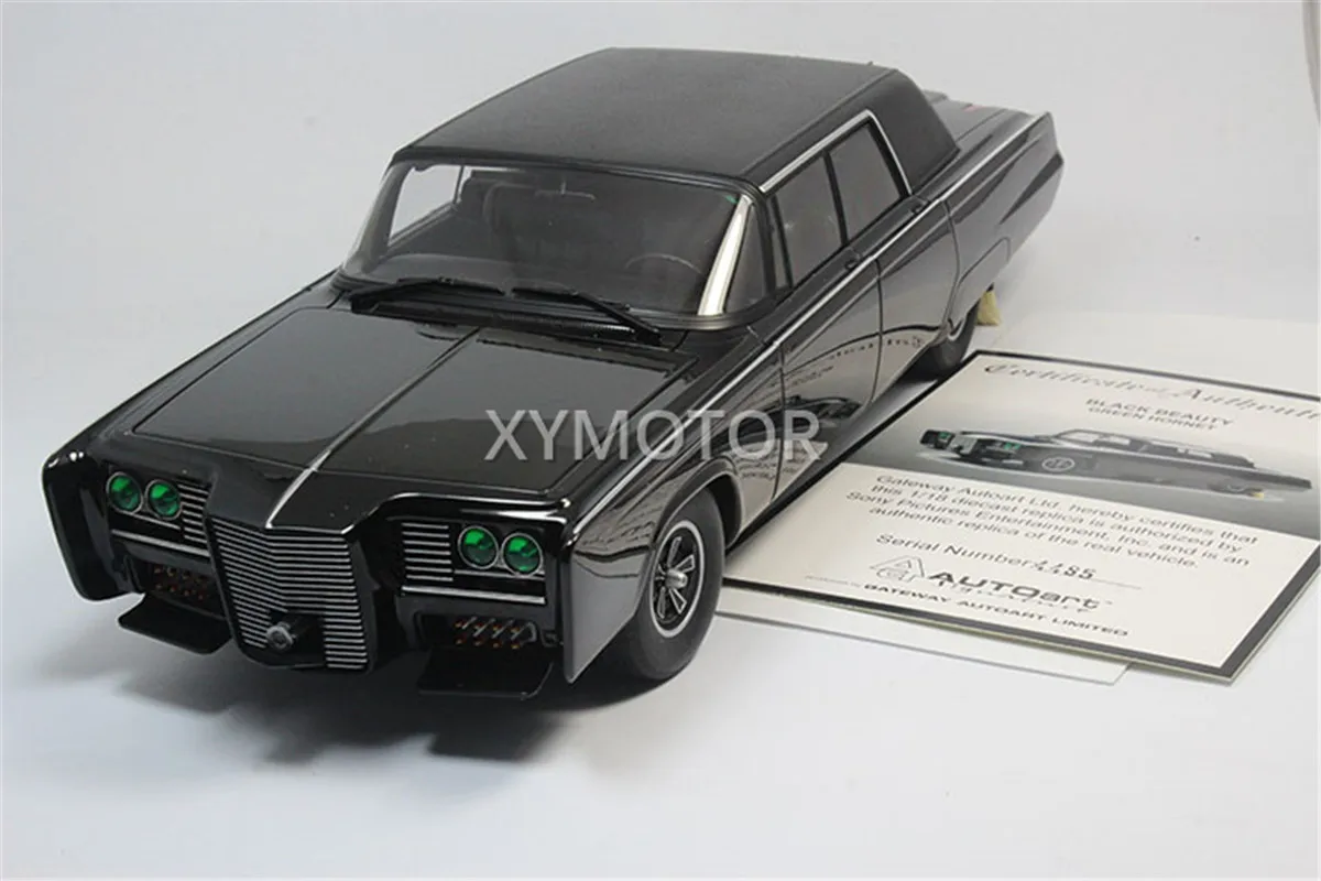 

AUTOart 1:18 For BLACK BEAUTY /GREEN HORNET Diecast Car Model Kids Boy Gifts For Collection Display Black Metal,Plastic,Rubber