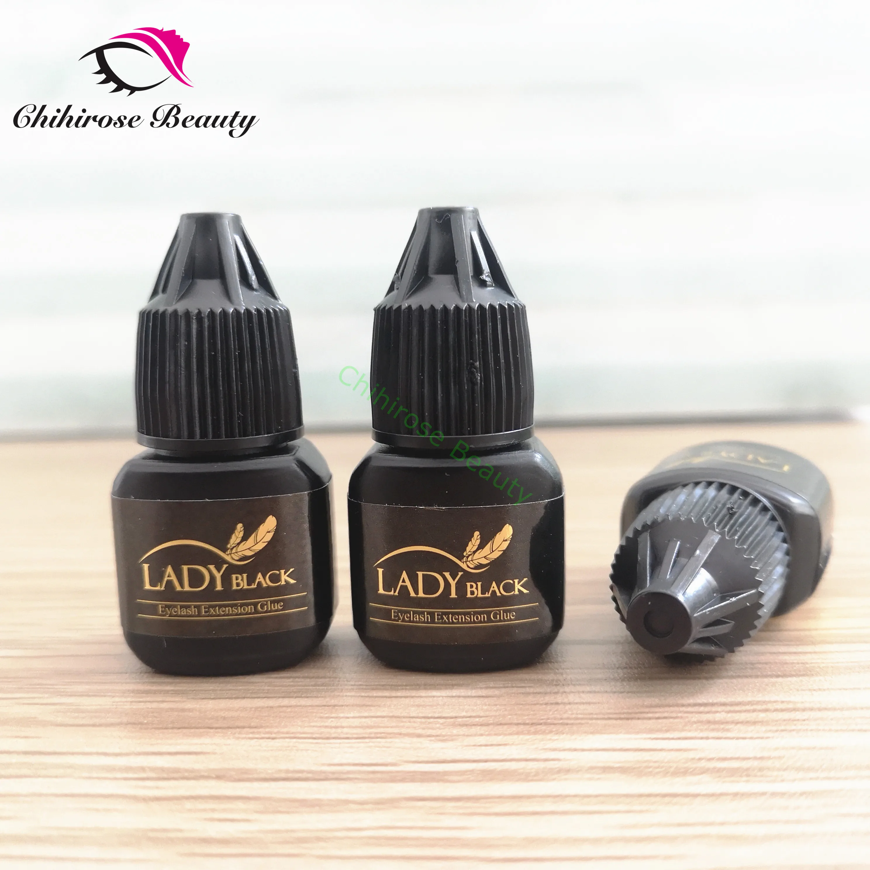 3 bottles black Lady glue eyelash extensions Original low irritation 2-3s fast drying for sensitive skin lasting 5-6weeks | Красота и