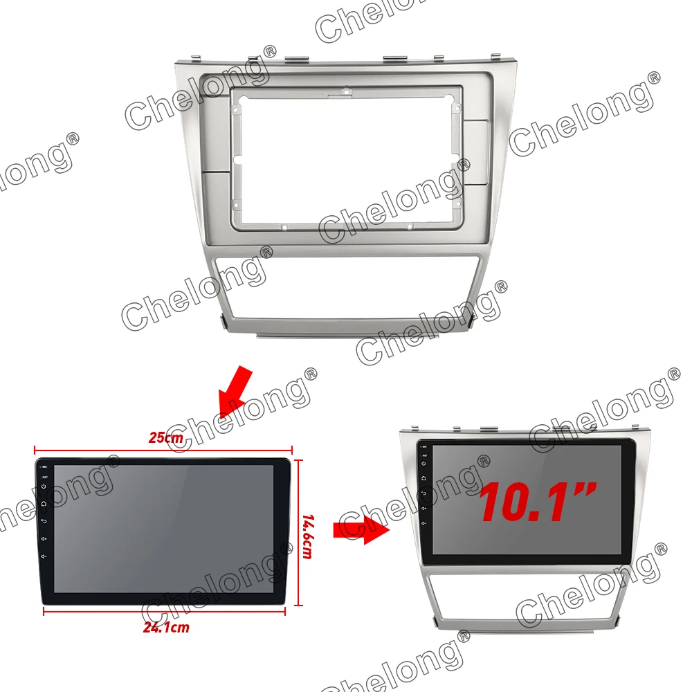 Рамка для приборной панели автомобиля 2Din подходит Toyota Camry 2007-2011 комплект