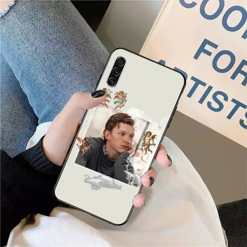 

Famous actors TOM HOLLAND Phone Case For Samsung galaxy S 9 10 20 A 10 21 30 31 40 50 51 71 s note 20 j 4 2018 plus