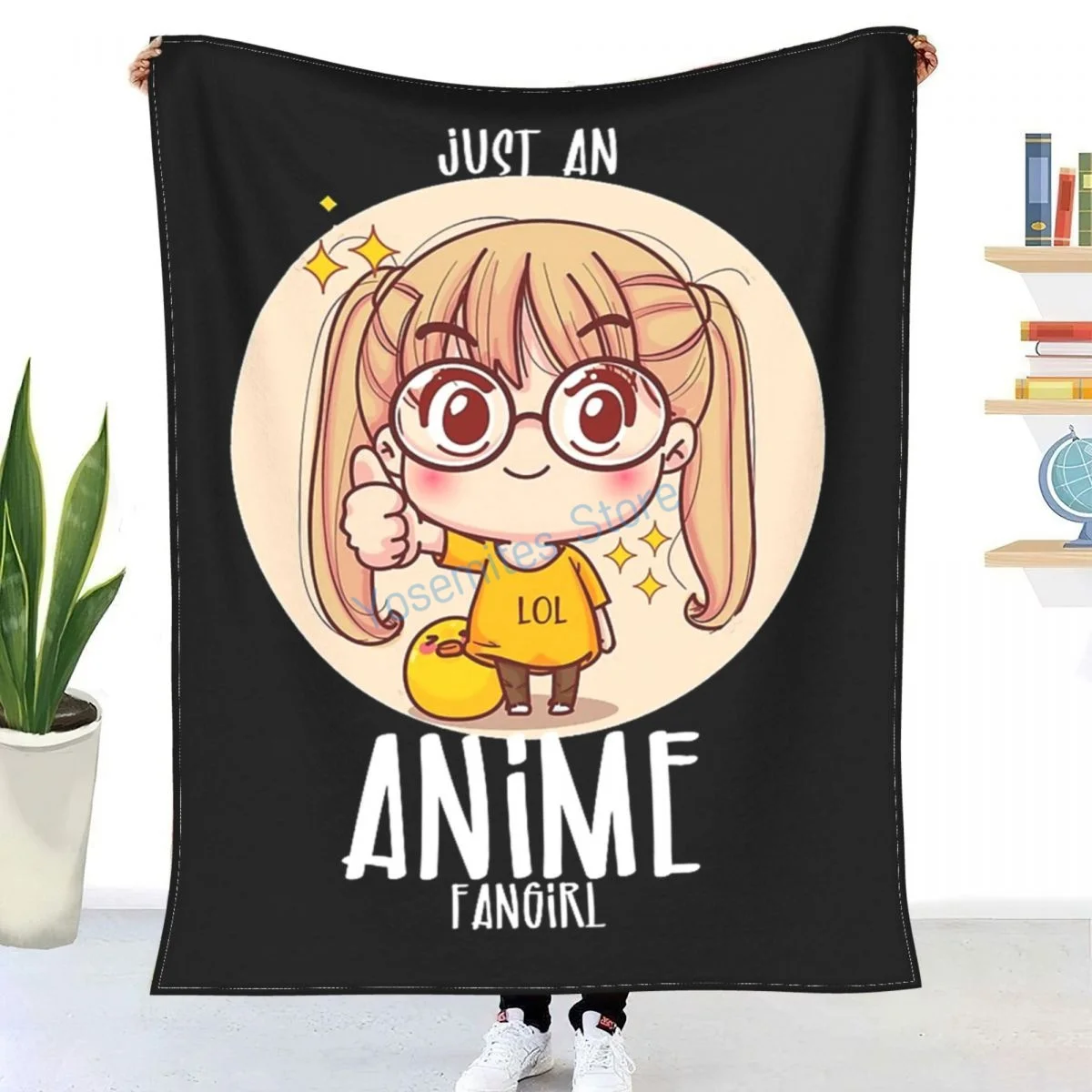 

Плед для девочки из аниме «Just An» Fangirl, зимнее Фланелевое покрывало, простыни, одеяло на машину и диваны, чехлы на диван