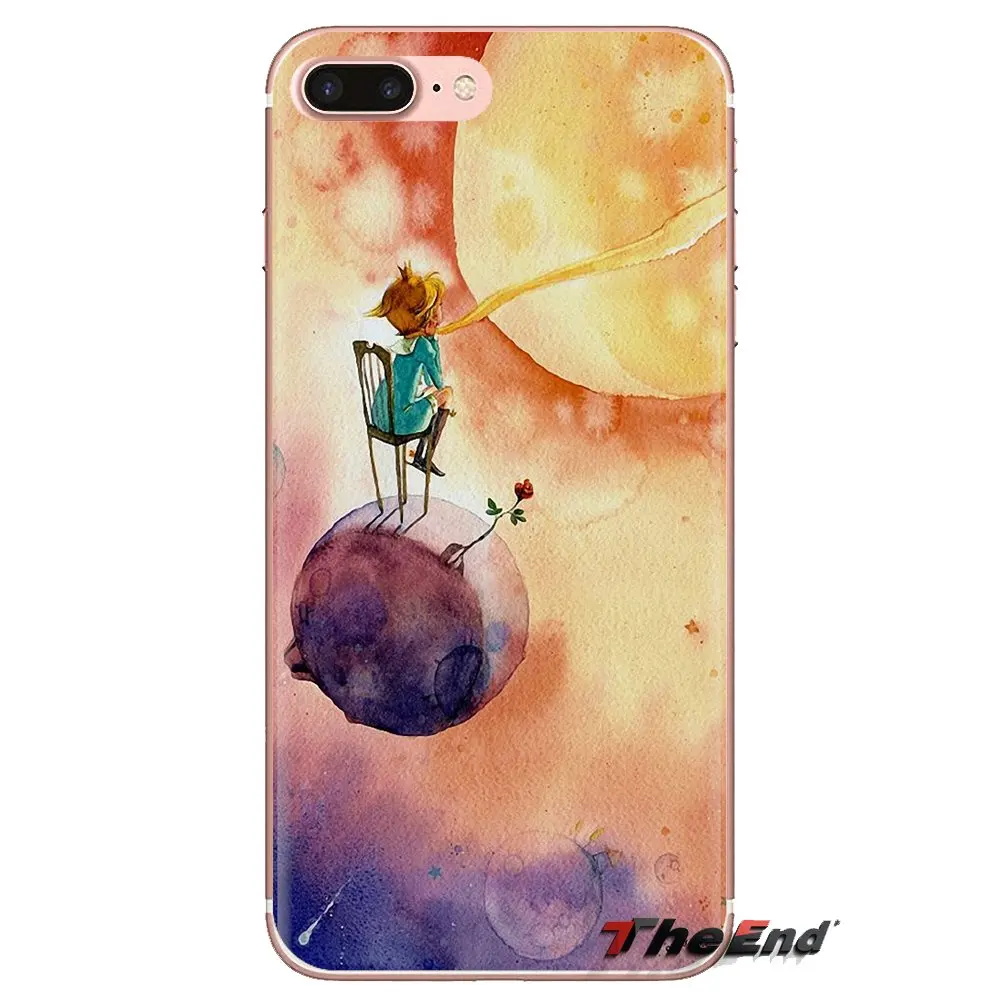 For Xiaomi Mi3 Samsung A10 A30 A40 A50 A60 A70 Galaxy S2 Note 2 Grand Core Prime TPU Bag Case The Little Prince Night Planet Art |