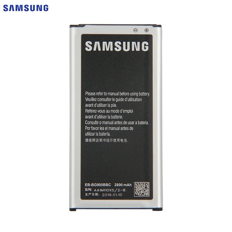 Оригинальная батарея samsung EB-BG900BBC EB-BG900BBE для samsung GALAXY S5 9006V 9006W 9008W G900F G900S NFC Функция EB-BG900BBU