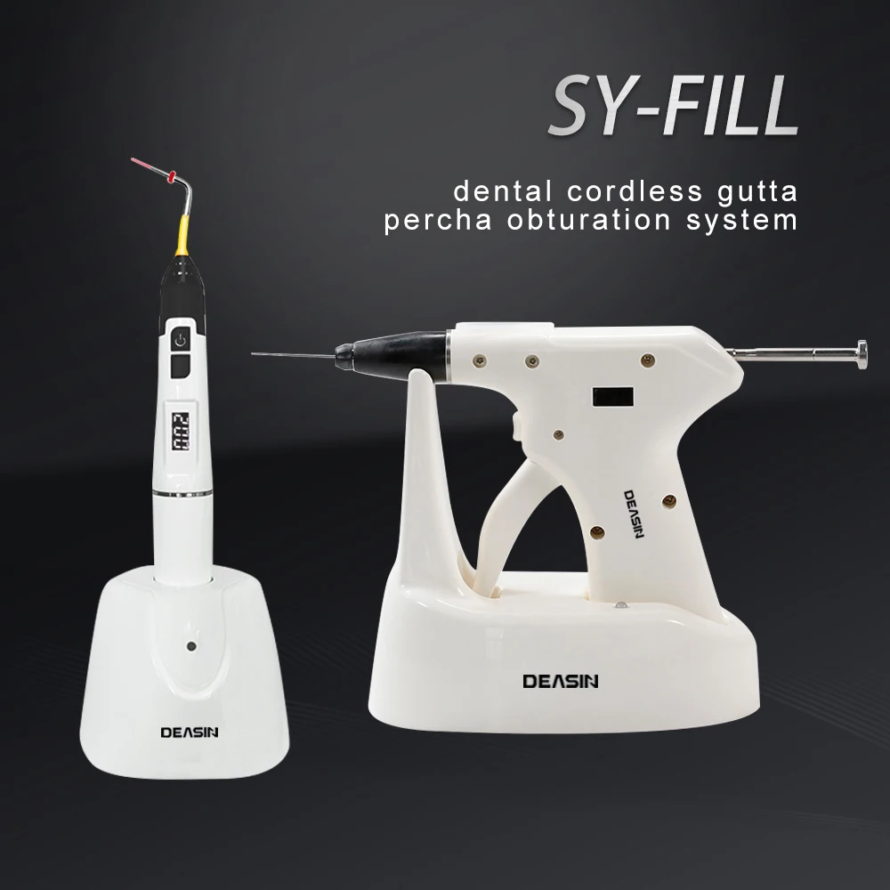 

Dental Endo Obturation System SY-FILL Gun Heated Pen Percha Gutta Tips Wireless 3D Filling Can Continuous Use 1.5 Hours