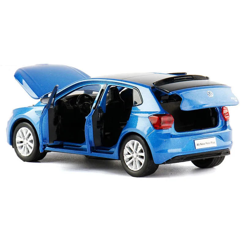 Модель автомобиля Volkswagen ags-polo из сплава в масштабе 1:32 литой металлический
