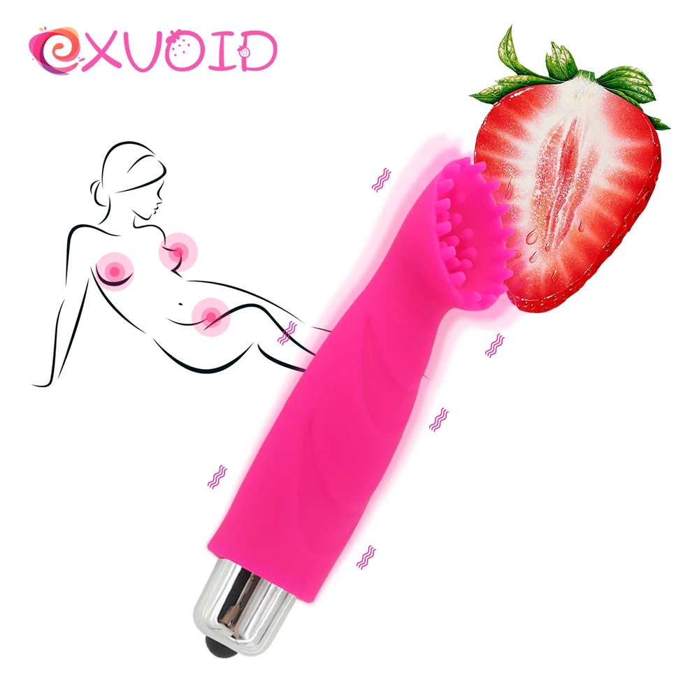 Массажер для точки G EXVOID силиконовая искусственная пуля товары взрослых мигающая