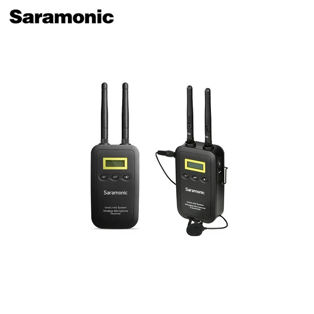 VmicLink5 1in1 Saramonic 5,8 ГГц Беспроводные ПЕТЛИЧНЫЕ микрофонные системы VmicLink5 3 передатчика и 1 ресивер для Canon Nikon DSLR камеры - Цвет: VmicLink5 1in1