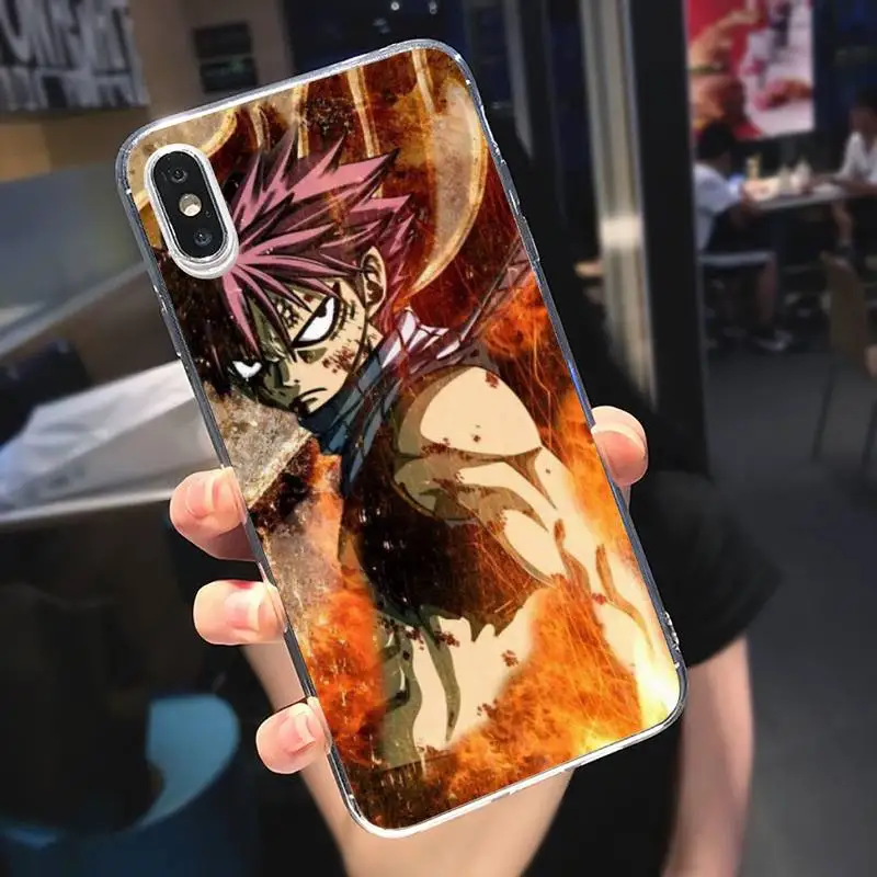 

Japan anime fayri tail Phone Case Transparent soft For iphone 5 5s 5c se 6 6s 7 8 11 12 plus mini x xs xr pro max