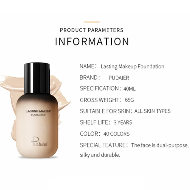 Тональный крем для лица минеральный полный охват Матовый жидкий консилер база