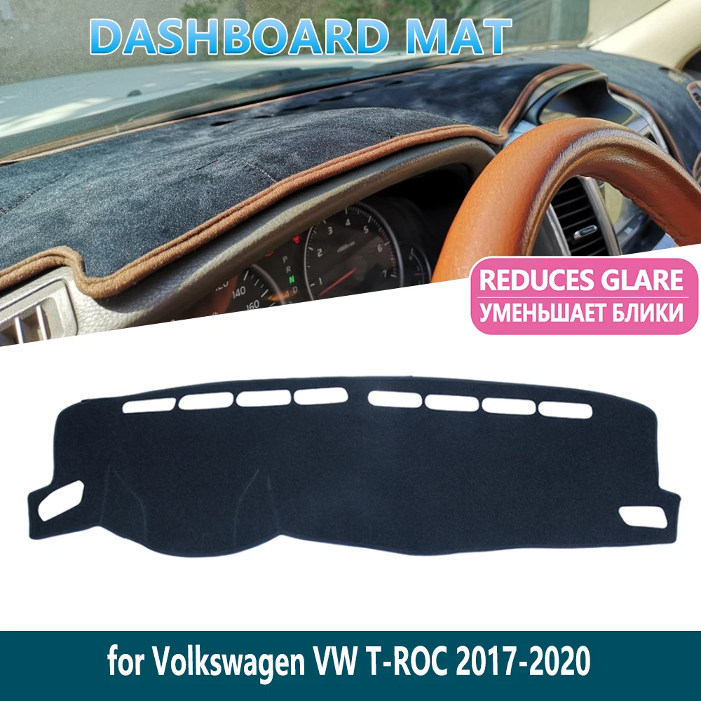 

for Volkswagen VW T-Roc 2017 2018 2019 2020 Anti-Slip Mat Dashboard Mat Cover Pad Inner Sun Shade Dash board Car Accessories