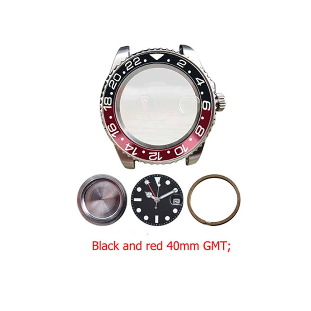 

40mm Metal GMT Watch Case Kit for Mingzhu 2813/3804 Movement Accessories