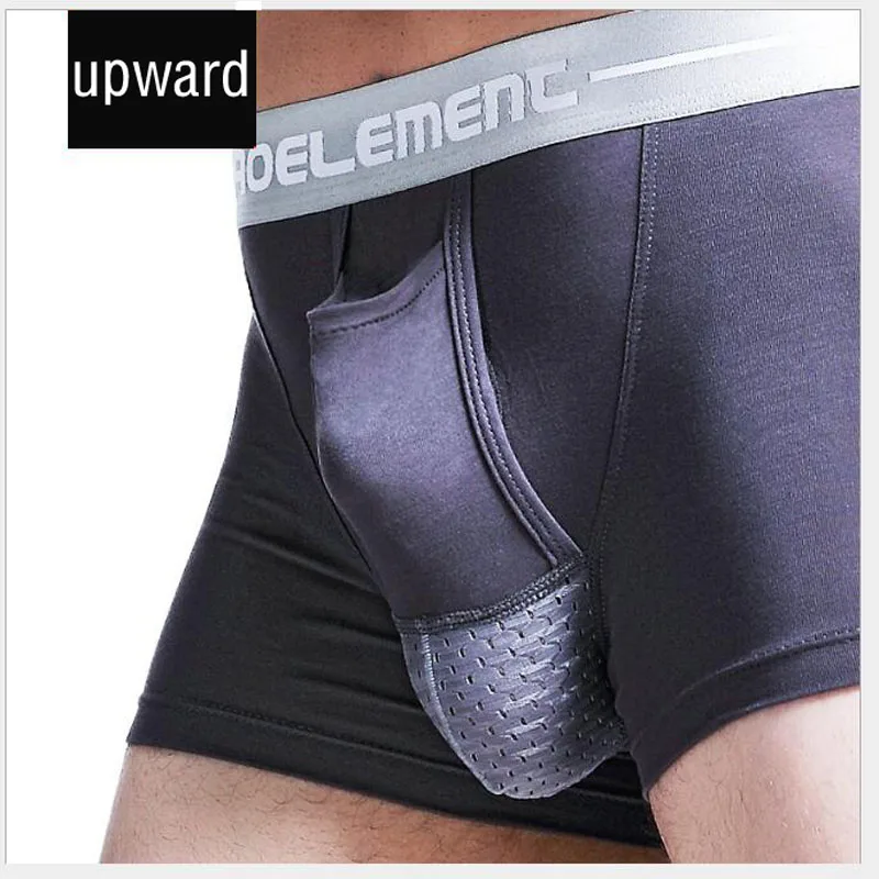Men's underwear, scrotum support bag function, modal u convex separated boxers