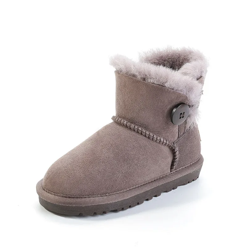 Новинка 2020 водонепроницаемые ботинки ручной работы из натуральной овечьей кожи