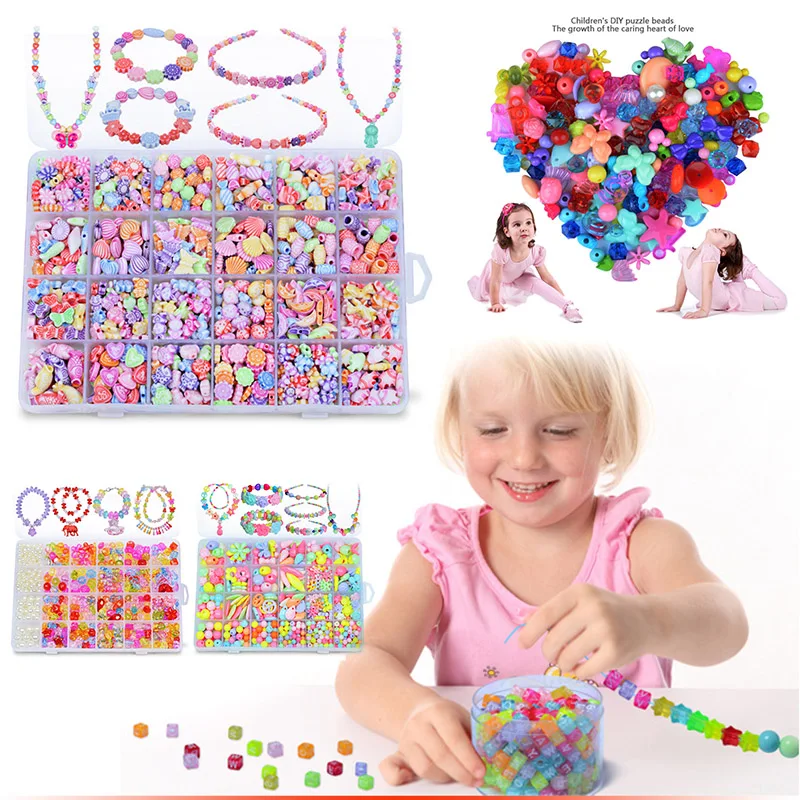 24 типа/коробка художественный браслет из бисера DIY аксессуары для браслетов