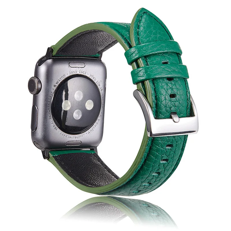 Ремешок для часов Apple Watch 44 мм ремешок из натуральной кожи iwatch 5 4 мягкой женщин