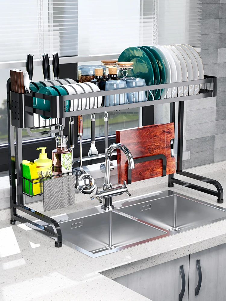 Лидер продаж сушилка для раковины посуды складная кухонная стойка из