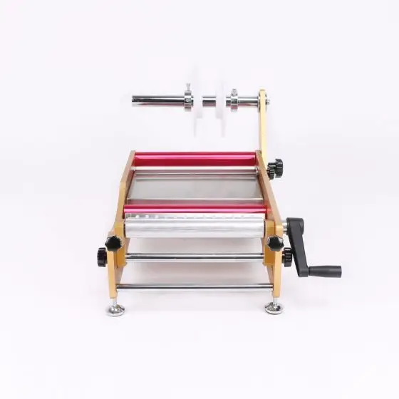 

Table Top Manual Labeling Machine for Round bottle, Round jar or Cylinder