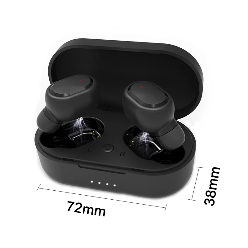 M1 TWS Bluetooth наушники HIFI гарнитура водонепроницаемые V5.0 наушники беспроводные наушники для Android IOS с 350 мАч зарядным устройством