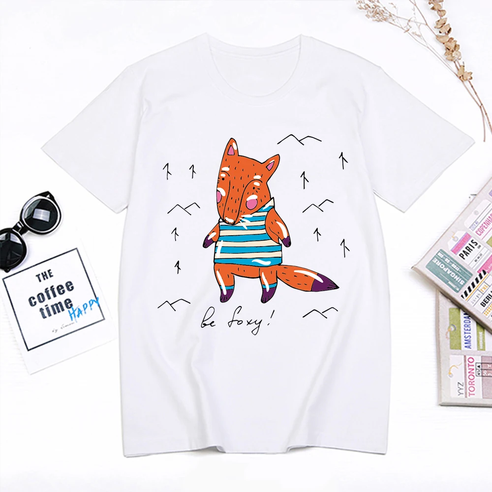 

New Fashion Korean Kawaii Ulzzang Harajuku Aesthetic T-shirt Cartoon Star Print Short Sleeve Tops Tees Casual Women's Clothing
