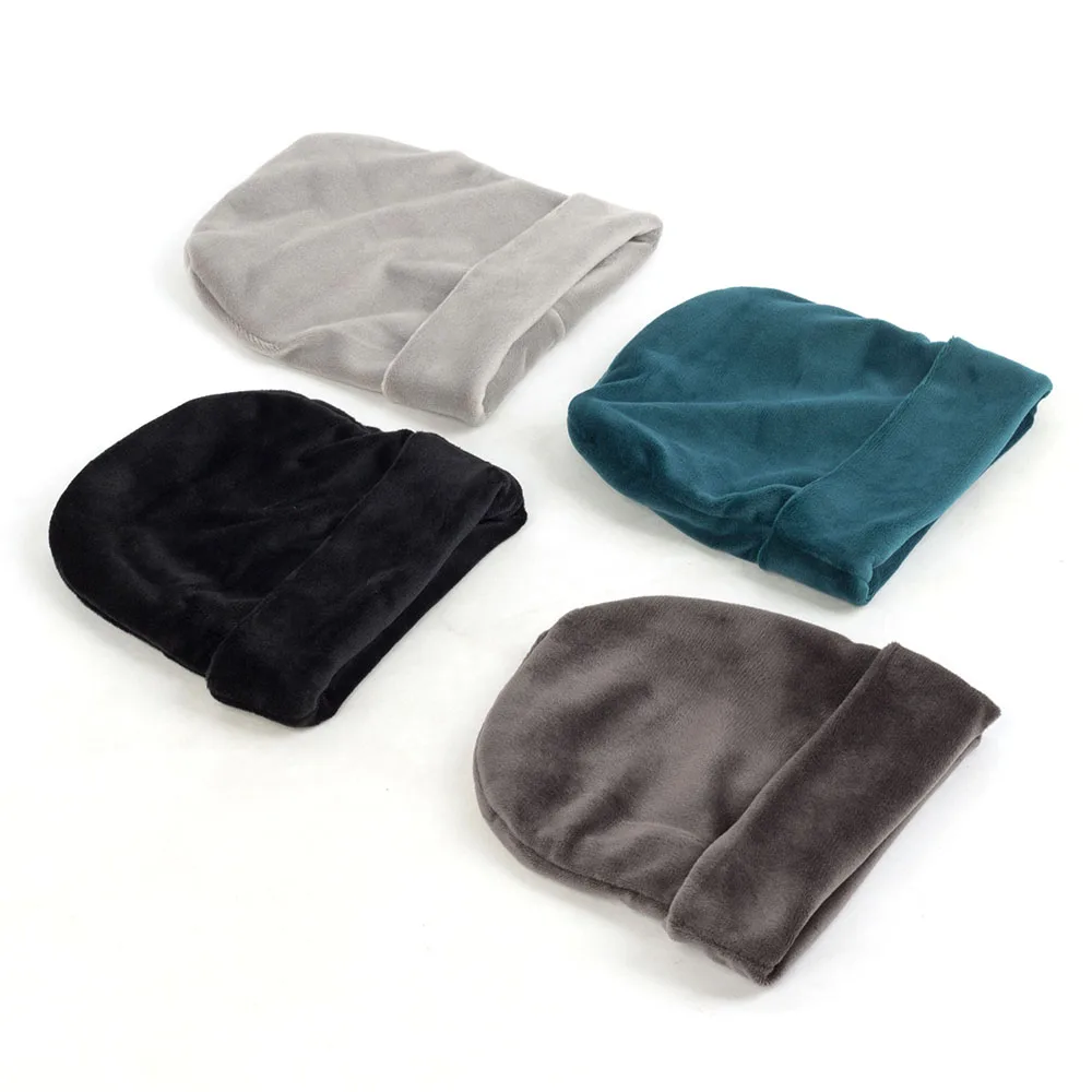 

Geebro Newborn Toddler Velvet Thicken Hats Winter Warm Ear Beanies For Baby Girls Boys Flanging Unisex Beanie Hat Cap Flat DQ925