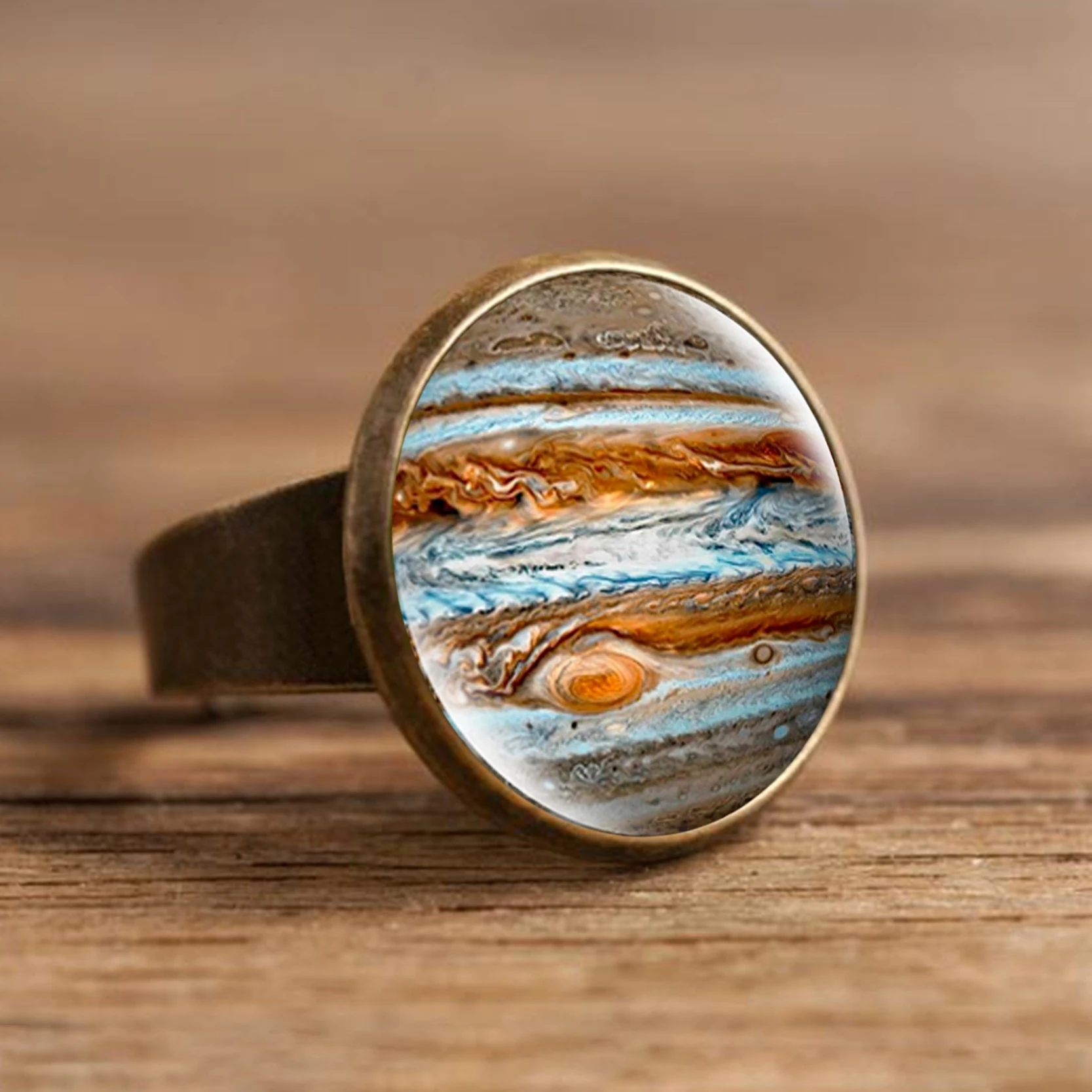 Женское кольцо с кабошонами на солнечной системе регулируемое палец для женщин и